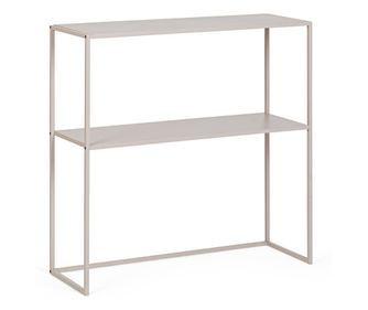Alrik Béžový Ocelový Konzolový Stolek 78x27x78v