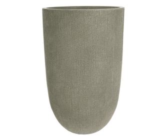 Set od 3 zelene tegle za cvijeće od fiberglasa Ø30x45h; Ø37x60h; Ø44x70h