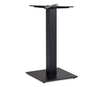 Giunone Black Steel Table Leg 40x40x72h