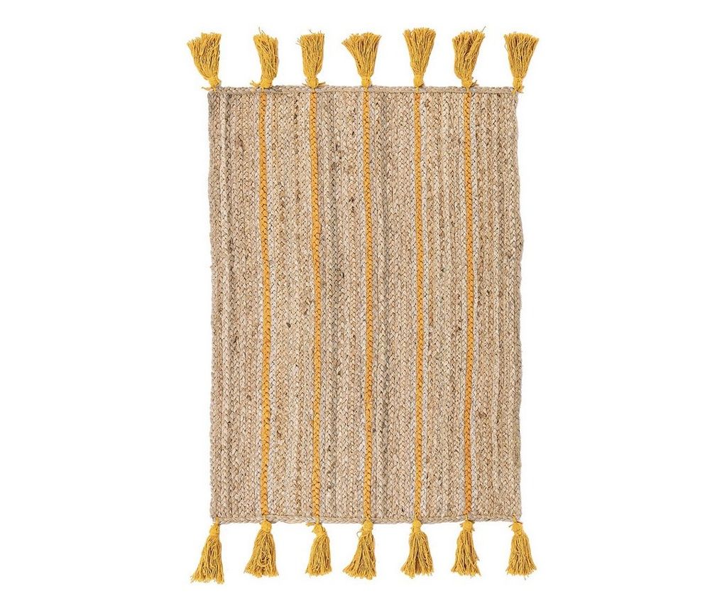 Jalaja Natural Orange Jute Rug 60x90 cm