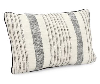 Morgan okrasna blazina bombaž modra bež 50x30 cm