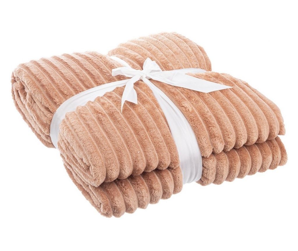 Rachele barna poliészter takaró 150x200 cm