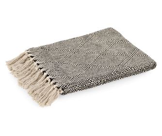 Bež i sivi Nylan prekrivač 130x170 cm