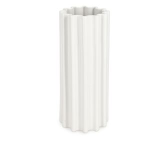 Holaf fehér kerámia váza Ø11.5x27h
