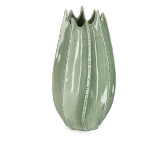 Tae zelena keramička vaza za cvijeće 25.5x24.5x49.5v