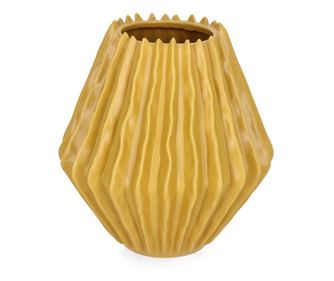 Eldar Oker Keramička Vaza za Cvijeće Ø18.5x20h