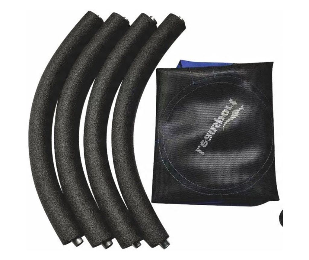 Huśtawka Ogrodowa Bocianie Gniazdo Dla Dzieci Niebieska 80cm LEAN Sport - 2