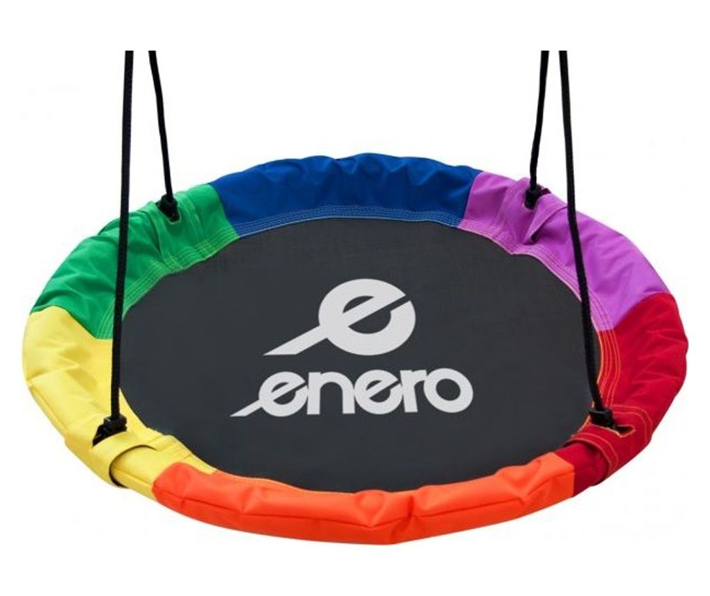 Huśtawka Enero Huśtawka ogrodowa bocianie gniazdo XXXL 110cm Rainbow 6 (H0970) - 2