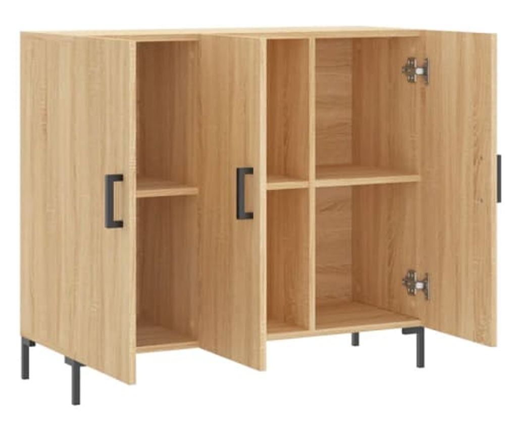 Ormarić, boja hrasta sonoma, 90x34x80 cm, kompozitno drvo - 9