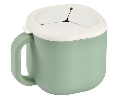 Recipient silicon pentru gustari Beaba Sage Green