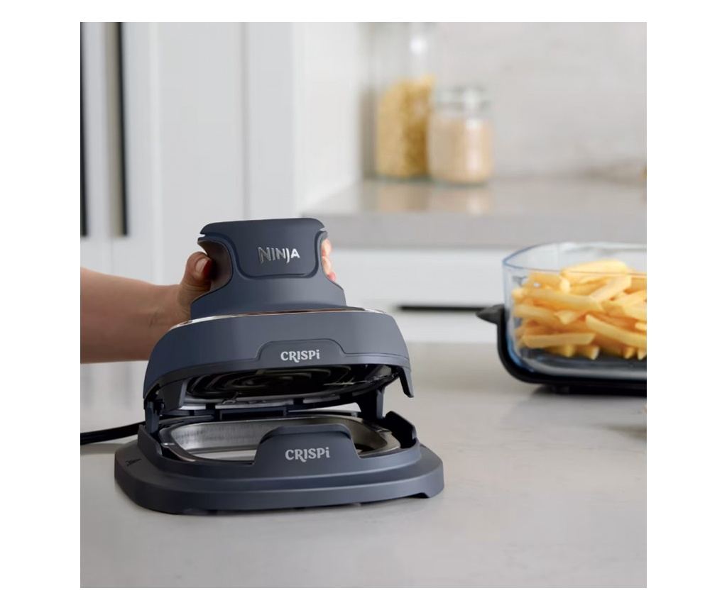 4 az 1-ben Hordozható Air Fryer Ninja CRISPI FN101EUGY, 1700W, 3.8l, 6 Adag, 2 Üveg Tartály, 4 Program, PFAS-mentes - 11
