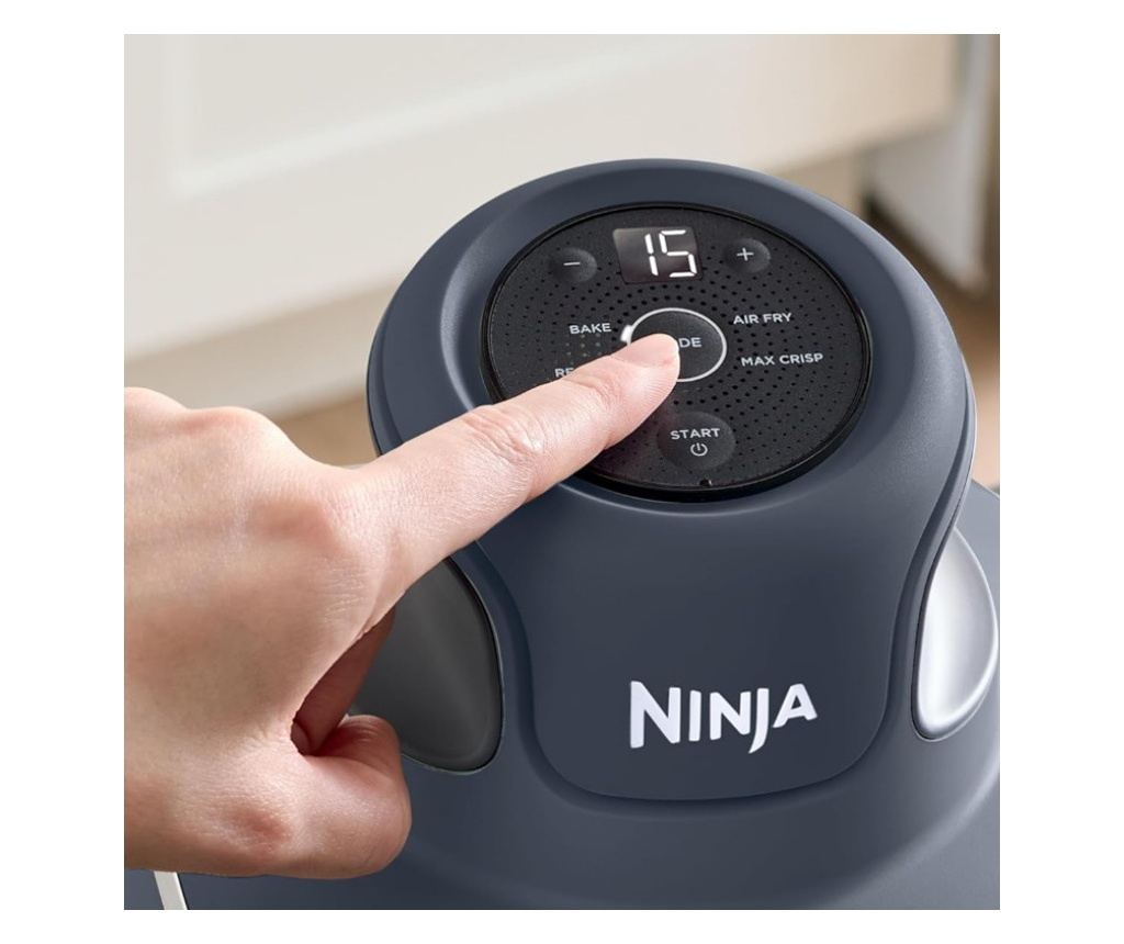 Ninja CRISPi 4 az 1-ben Hordozható Air Fryer, 1700W, 3,8L, 6 Adag, 2 Üvegedény, 4 Program, PFAS-mentes - 4