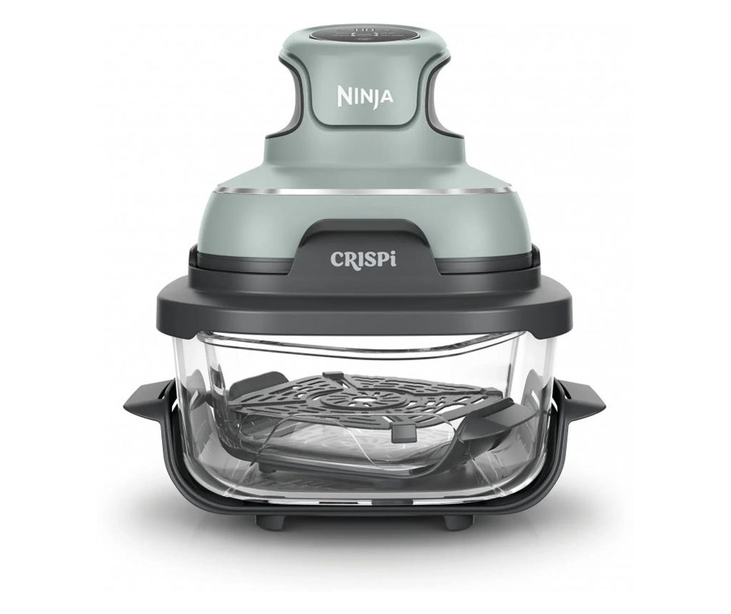 Ninja CRISPi 4 az 1-ben Hordozható Air Fryer, 1700W, 3,8L, 6 Adag, 2 Üvegedény, 4 Program, PFAS-mentes - 5