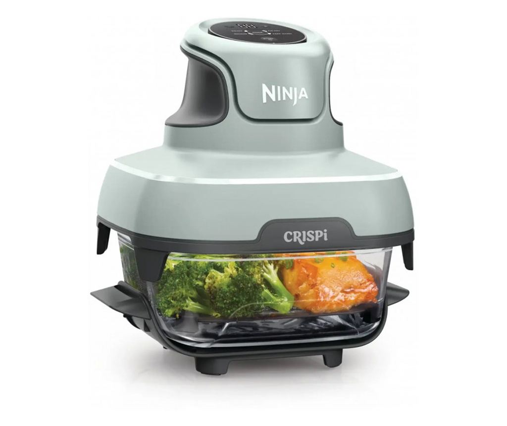 Ninja CRISPi 4 az 1-ben Hordozható Air Fryer, 1700W, 3,8L, 6 Adag, 2 Üvegedény, 4 Program, PFAS-mentes - 8