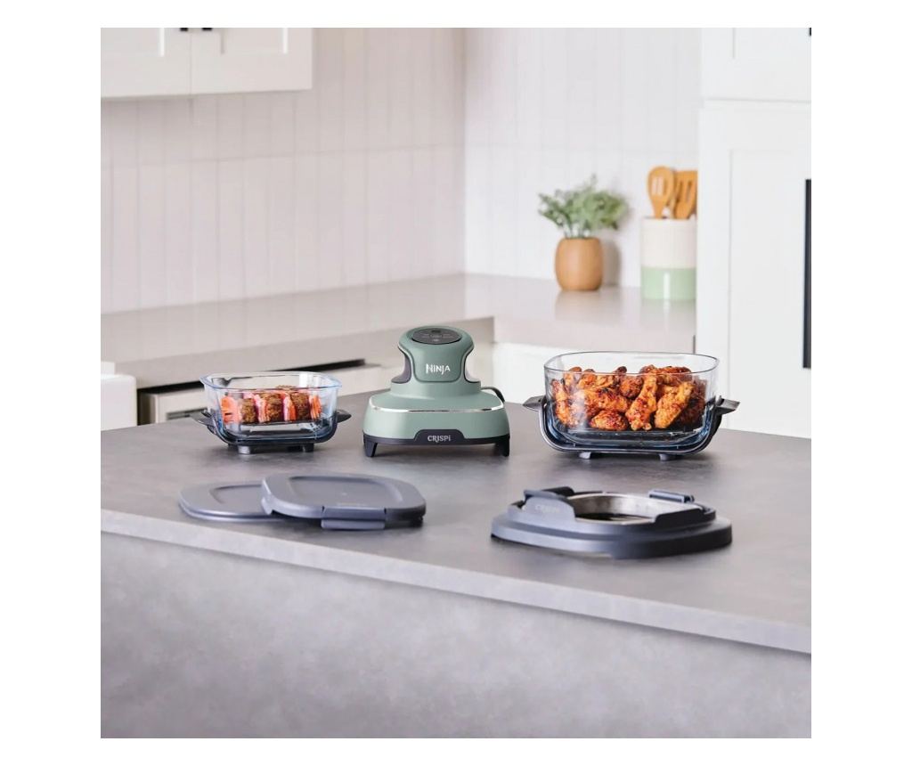 Ninja CRISPi 4 az 1-ben Hordozható Air Fryer, 1700W, 3,8L, 6 Adag, 2 Üvegedény, 4 Program, PFAS-mentes - 10