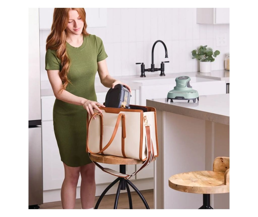 Ninja CRISPi 4 az 1-ben Hordozható Air Fryer, 1700W, 3,8L, 6 Adag, 2 Üvegedény, 4 Program, PFAS-mentes - 13