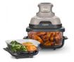 Ninja CRISPi FN101EUST 4 az 1-ben Hordozható Air Fryer, 1700W, 3.8L, 6 Adag, 2 Üvegtál, 4 Program, PFAS-mentes thumbnail 1