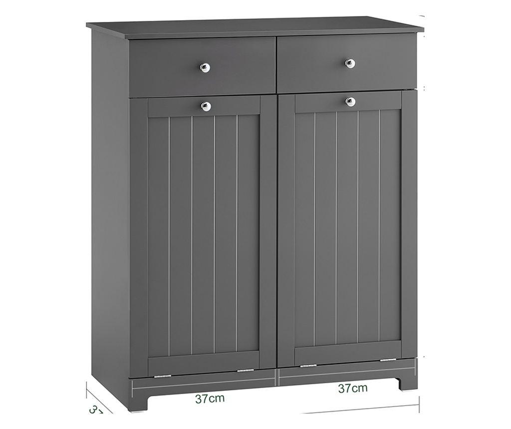 SoBuy Mosodai szekrény, 78x38x90 cm, BZR33-II-DG modell

Tágas és praktikus tárolást biztosít otthonához ez a Mosodai szekrény. - 3