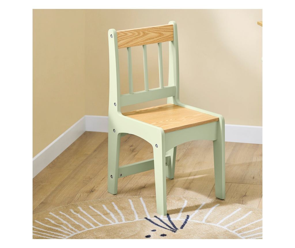 SoBuy KMB60-GR Gyermek asztal székkel, zöld
Multifunkciós gyermekbútor készlet 2 beépített polccal
80 x 50 x 66 cm

Idealís játé - 6