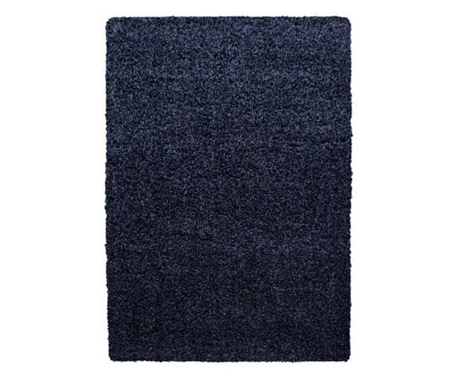 Shaggy Rug, Solid Navy Blue, 60 cm x 110 cm
