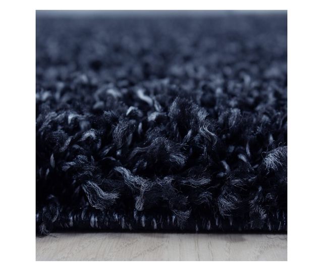 Shaggy Rug, Solid Navy Blue, 60 cm x 110 cm