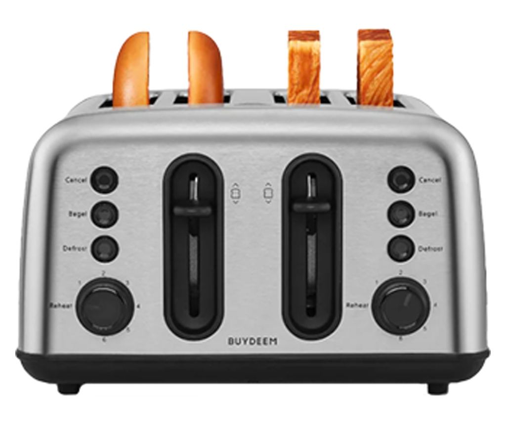 BUYDEEM K640 Elektromos vízforraló, 2400W, 1,7 L, szárazforralás elleni védelem, BPA-mentes, LED, sárga - 3
