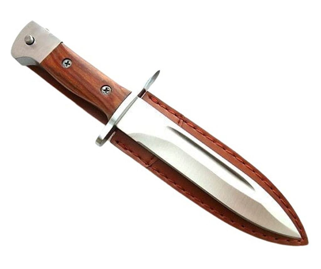 Байонетен нож DEPOX®, AK Military Surplus, за кемпинг и лов, 25 cm, с калъф включен - 2