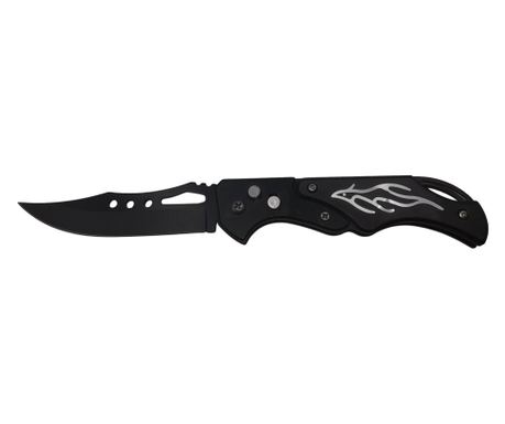 Lovni nož DEPOX®, Fire Blade, nehrđajući čelik, 21,5 cm, srebrn