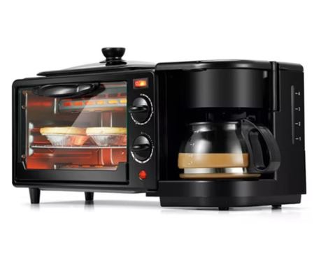 Aparat multifunctional 3 in 1, cuptor, gratar, filtru cafea