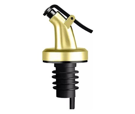 Picurator pentru sticle, cu capac, Gonga® Negru