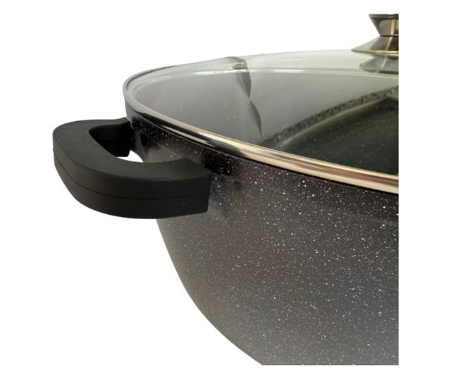 Тенджера с капак Royalty Line, RL-BS44M, 23.4л, 44см капак