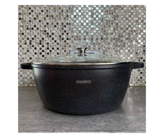 Тенджера с капак Royalty Line, RL-BS44M, 23.4л, 44см капак