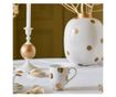 Set de 2 căni din porțelan, Pip Studio, Dot Delight Alb-Auriu, 350ml, Colecția Dot Delight
