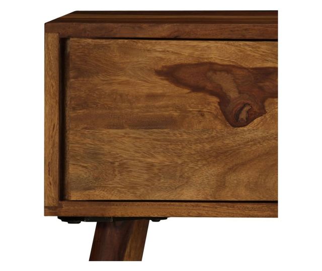 TV komoda, 140x30x40 cm, masivno drvo sheeshama