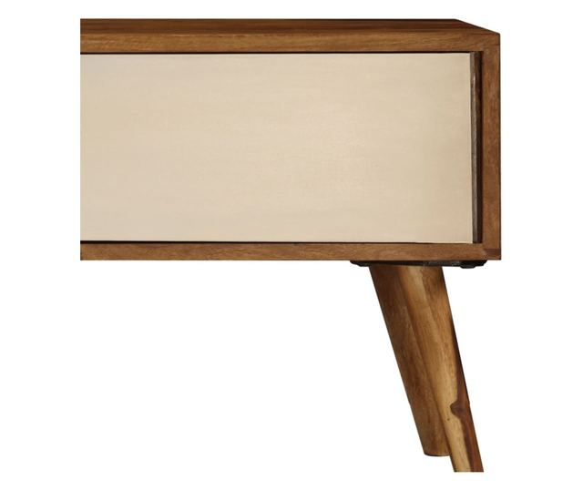 TV komoda, 140x30x40 cm, masivno drvo sheeshama