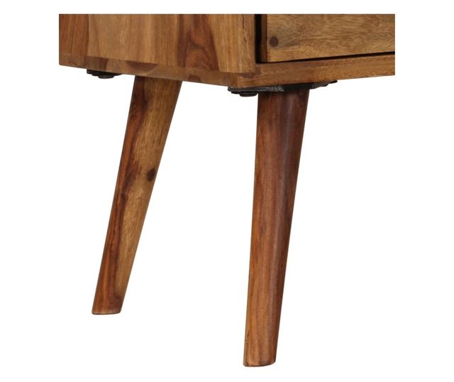 TV komoda, 140x30x40 cm, masivno drvo sheeshama