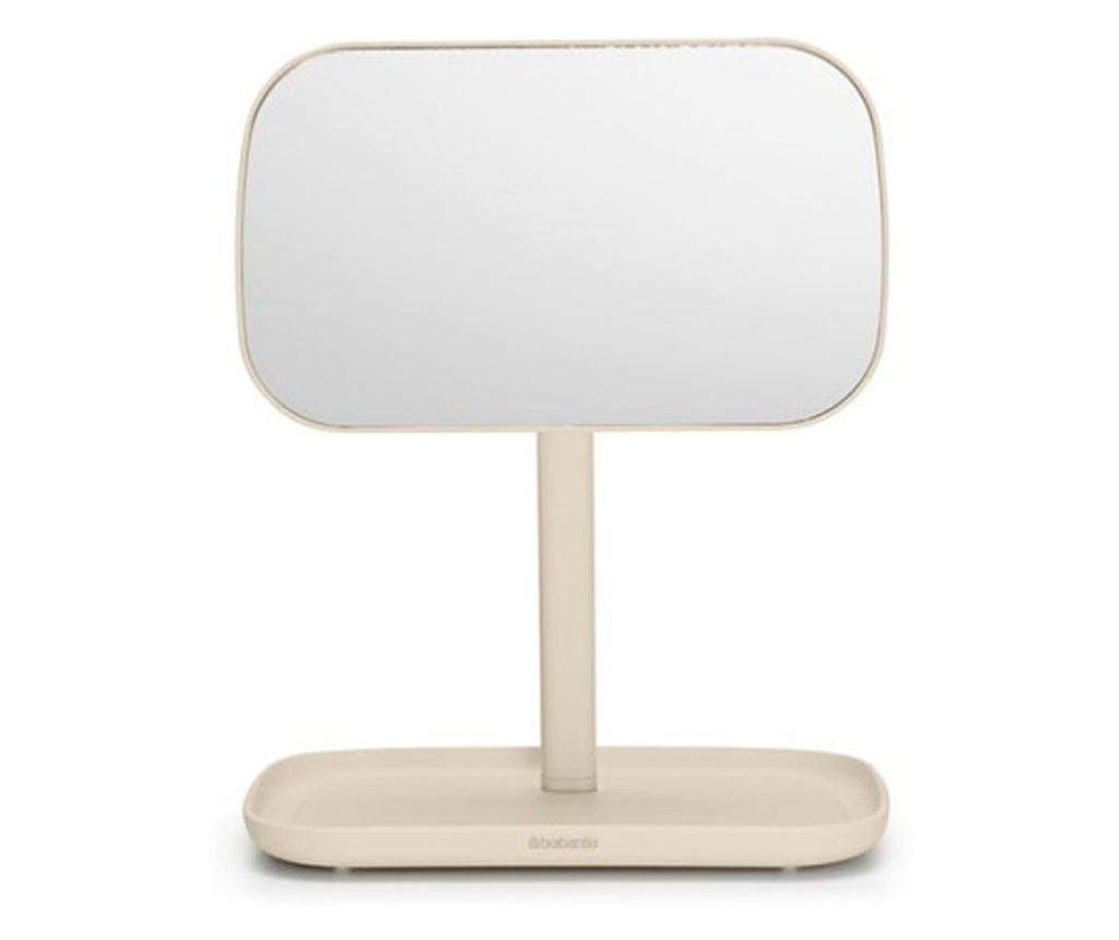 Brabantia ReNew Tükör Tartóval 1006271, 28.3x20x12.6 cm, Csúszásmentes Talp, 360°-ban Állítható, Bézs - 4
