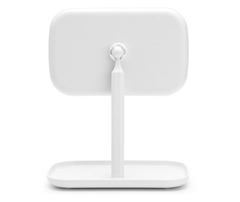 Brabantia ReNew Tükör kiegészítőtartóval 1004185, 28,3x20x12,6 cm, csúszásmentes talp, 360°-os elforgatás, fehér - 7