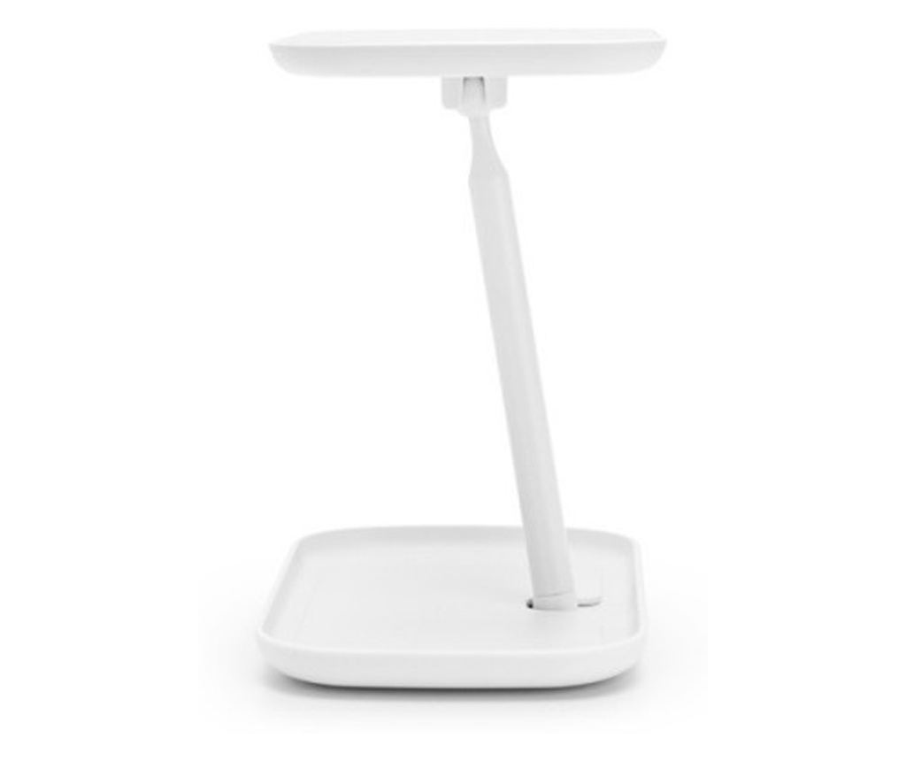 Brabantia ReNew Tükör kiegészítőtartóval 1004185, 28,3x20x12,6 cm, csúszásmentes talp, 360°-os elforgatás, fehér - 11