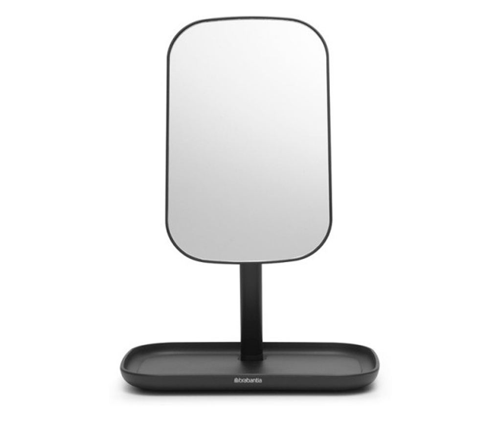 Brabantia ReNew Tükör Tartóval 1004184, 28,3x20x12,6 cm, Csúszásmentes Talp, 360°-ban Állítható, Sötétszürke - 8