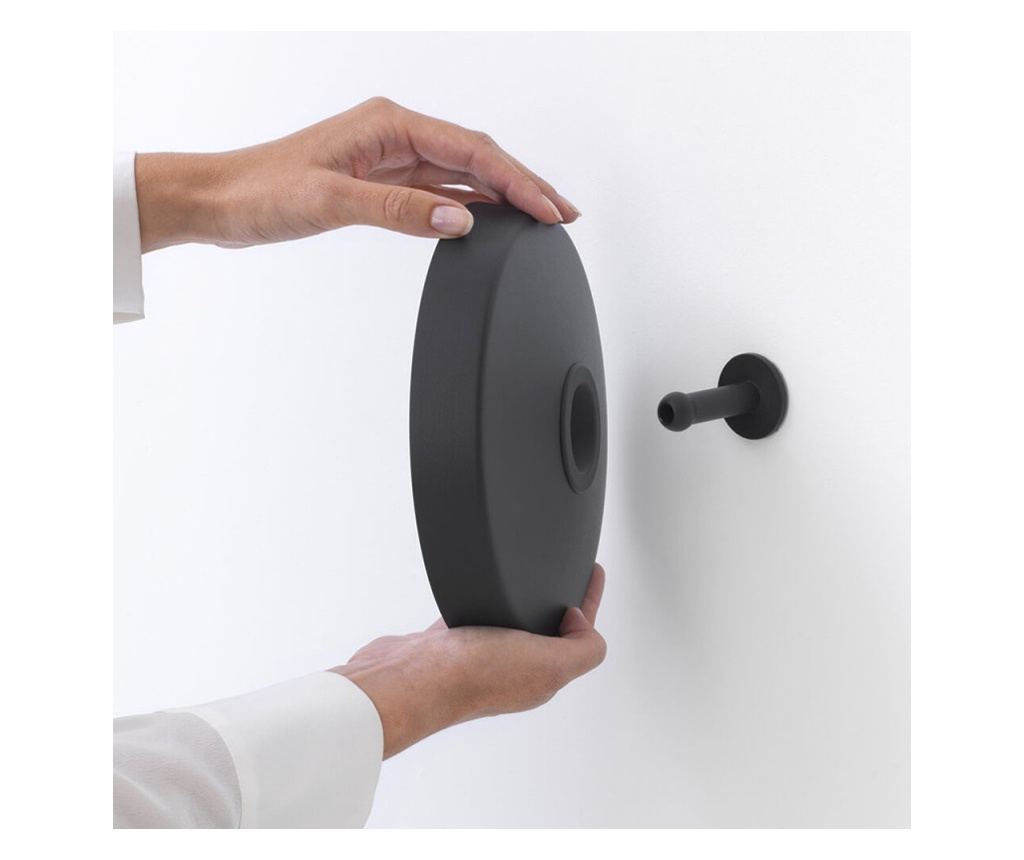 Brabantia MindSet Mineral Fali Tükör 1005690, 5x Nagyítás, Mágneses Állvány, Korrózióálló, Ásványi Bevonat - 4
