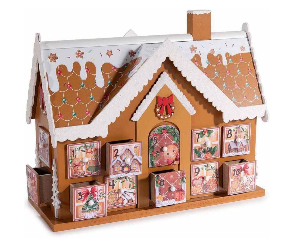 Karácsonyi adventi naptár 28,5 x 12 x 24 H cm - 4