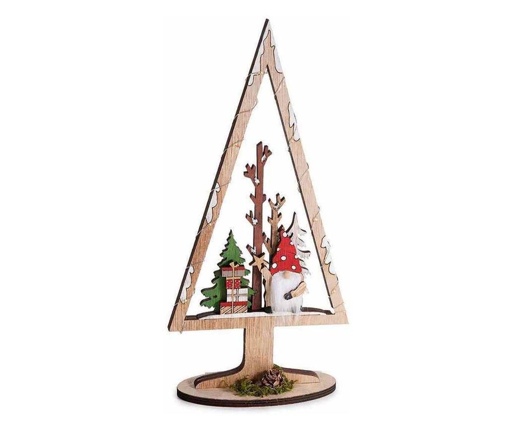 3 darabos karácsonyi dekorációs szett LED-del, 14,5 x 6 x 30 cm - 2