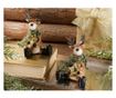 2 darabos Reni többszínű műgyanta figura szett, 6,5 x 6 x 10 cm magas thumbnail 2