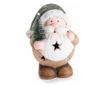 2 darabos, többszínű terrakotta karácsonyi figura LED-ekkel, 11,5 cm magas thumbnail 2