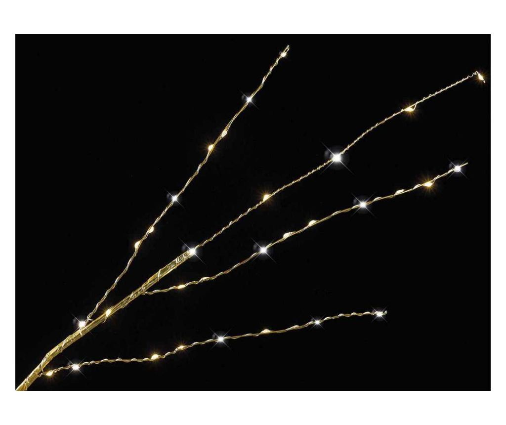 Arany színű dekorációs fa 1300 LED-del, 1,80 m magas - 3