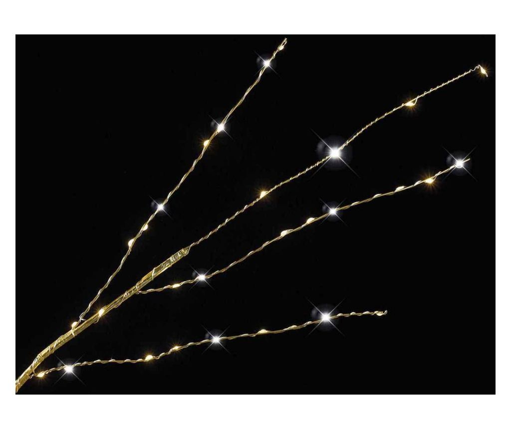 Arany színű dekorációs fa 1700 LED-del, 2,10 m magas - 3