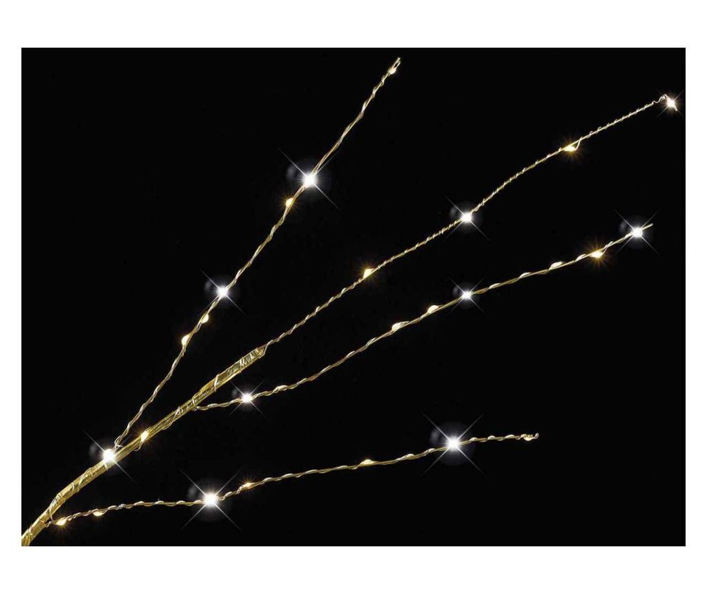Arany színű dekorációs fa 2000 LED-del, 2,40 m magas - 3