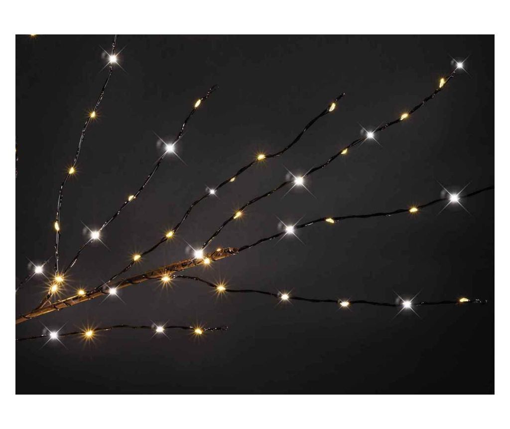 Barna dekorációs fa 1300 LED-del, 208 ággal, 1,80 m magas - 3