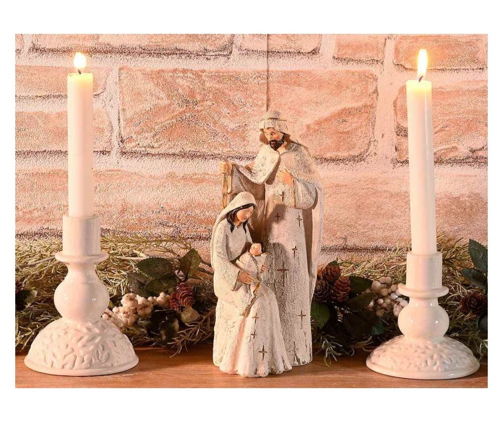Betlehemi figura, többszínű műgyanta, 9,5 x 10 x 22,5 cm magas - 2